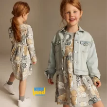 پیراهن دخترانه خرگوشی h&m