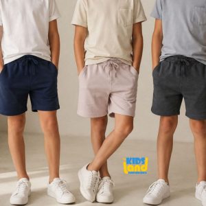 شلوارک اسلش بچگانه H&M سایز ۹ تا ۱۶ سال زغالی، کالباسی و سرمه‌ای